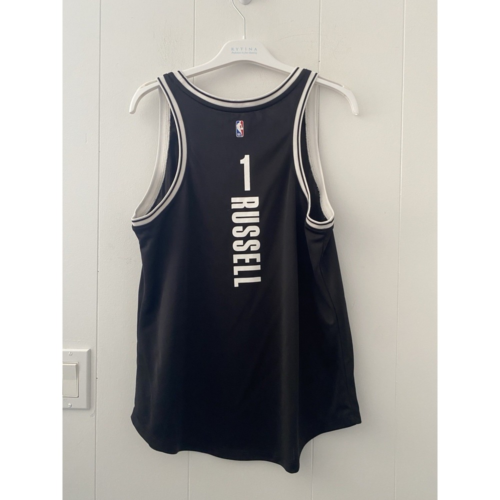 Fanatics Brooklyn Nets D'Angelo Russell 1 Basketball Jersey Black Womens Size L - Picture 2 of 5